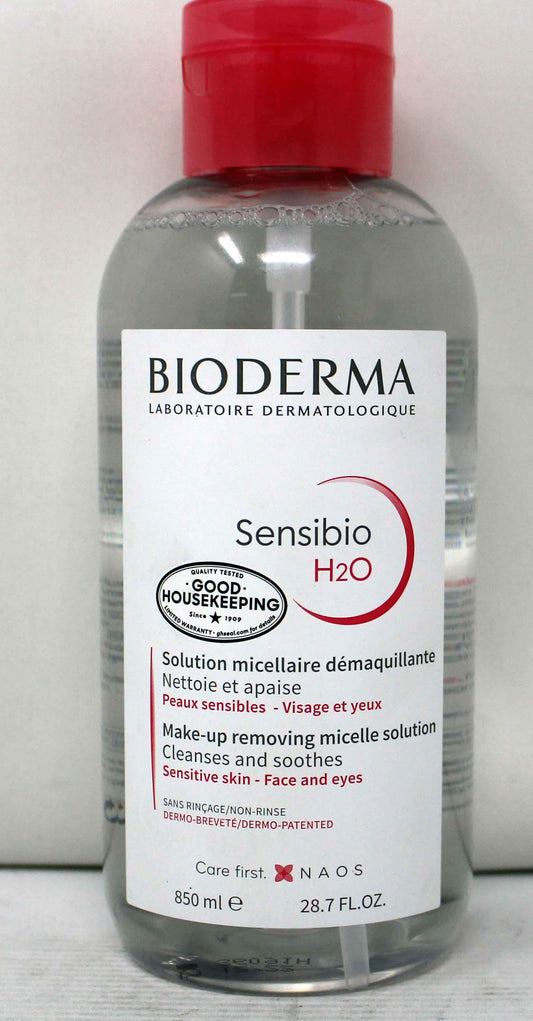 Bioderma Sensibio H2O Makeup Removing Miceller Solution 28.7 Ounce