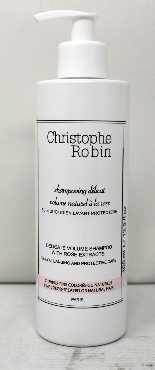 Christophe Robin Shampooing Delicat Volume Naturel A La Rose 13.5 Ounces