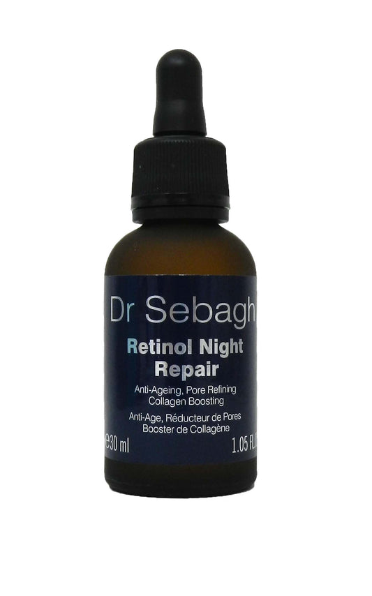 Dr Sebagh, Retinol Night Repair, Hyaluronic Acid, Anti-Ageing, Night, Serum, For Face, 30 ml