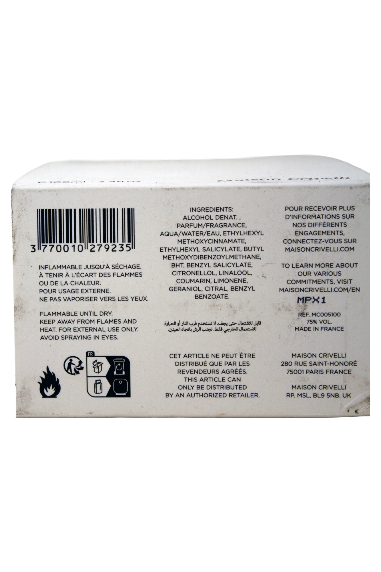 Maison Crivelli Unisex Absinthe Boreale EDP 3.4 oz