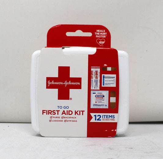 Band-Aid To Go First Aid Kit 12 Items