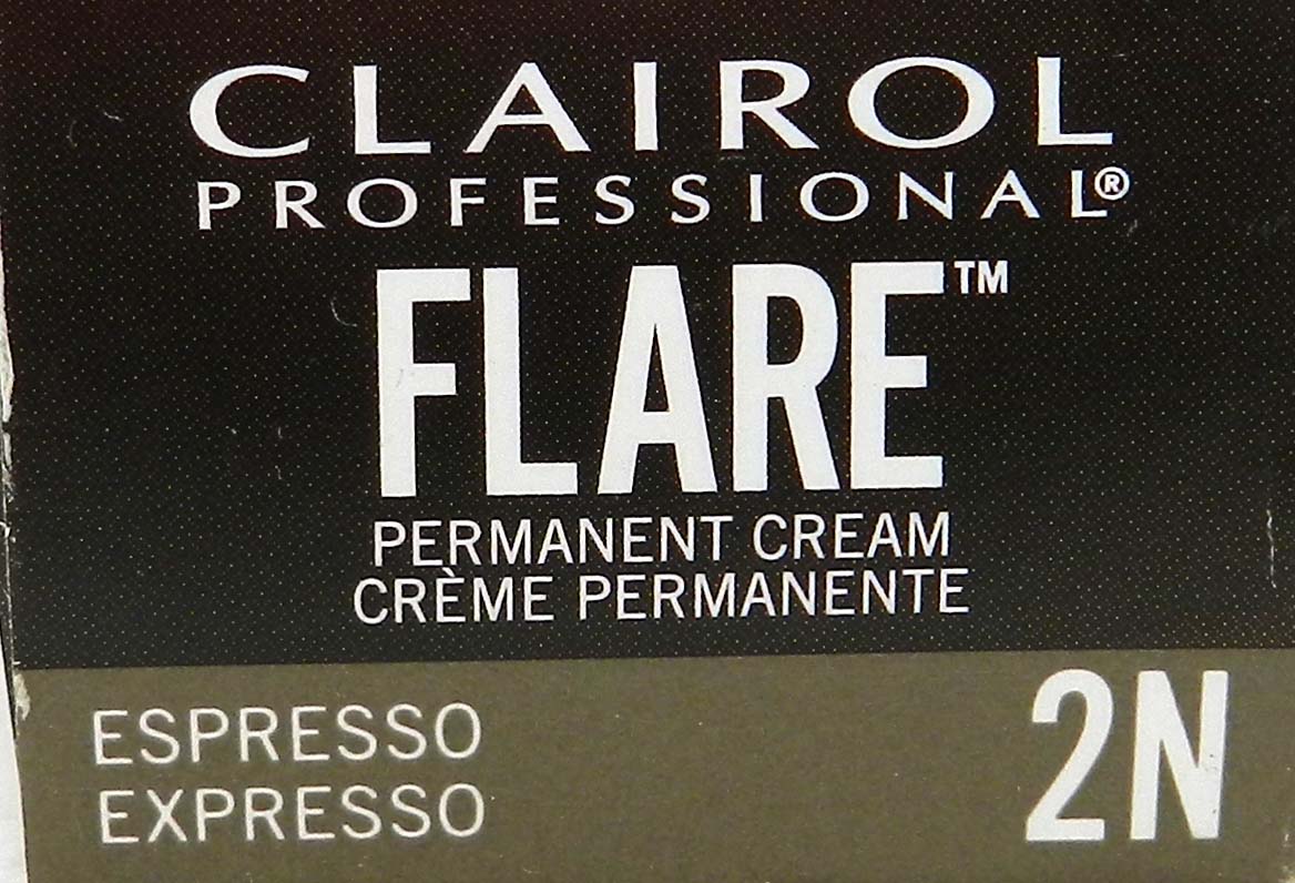 Clairol Professional Flare Hair Color 2N Espresso 2 Ounces