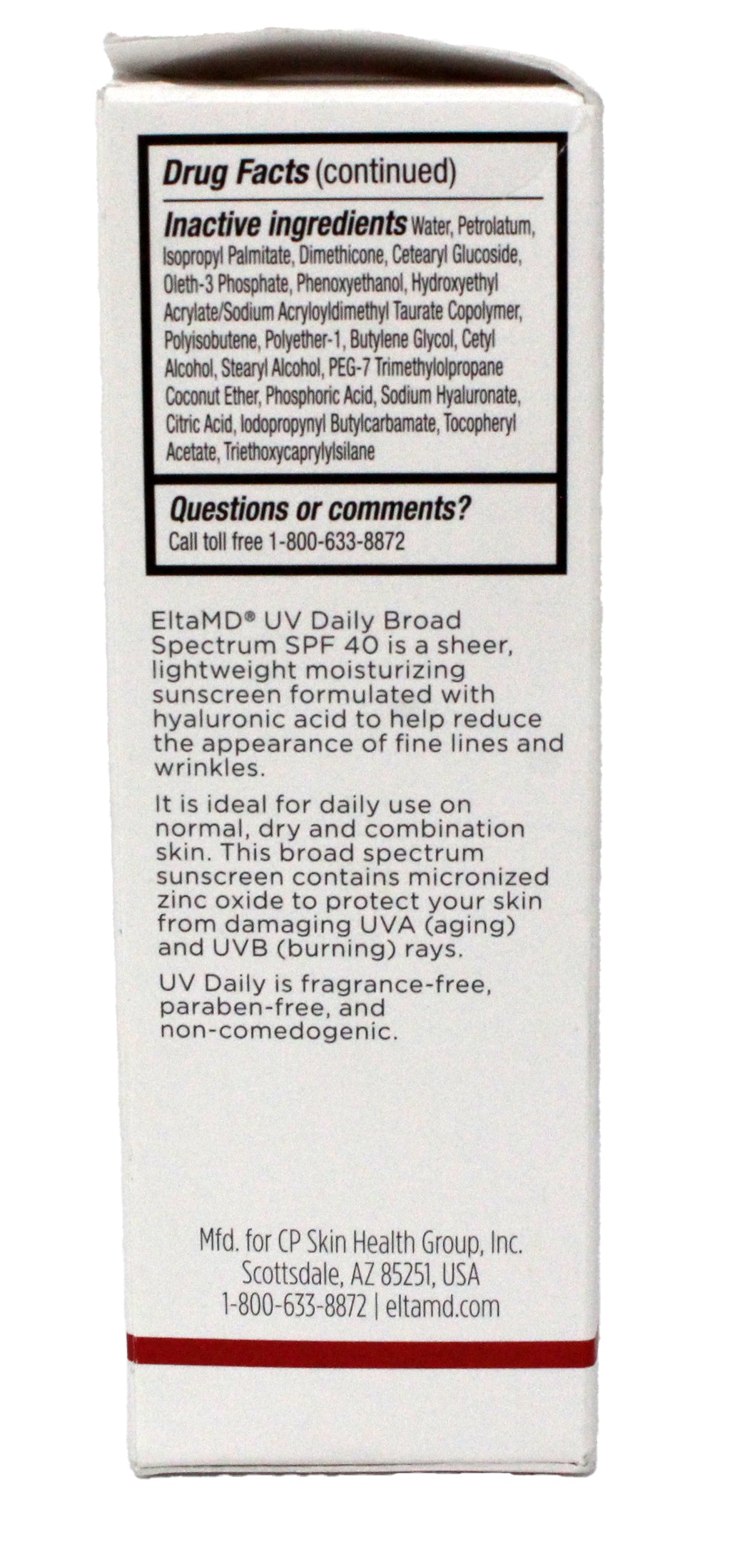EltaMD UV Moisturizing Facial Sunscreen SPF 40 - 1.7 oz