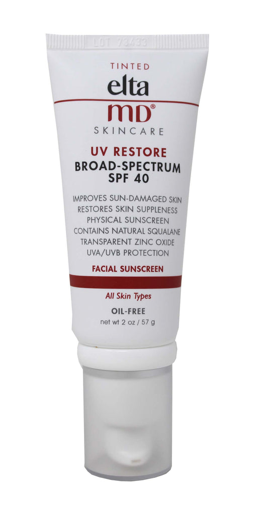 EltaMD Tinted UV Restore SPF 40 Facial Sunscreen 2 Ounces