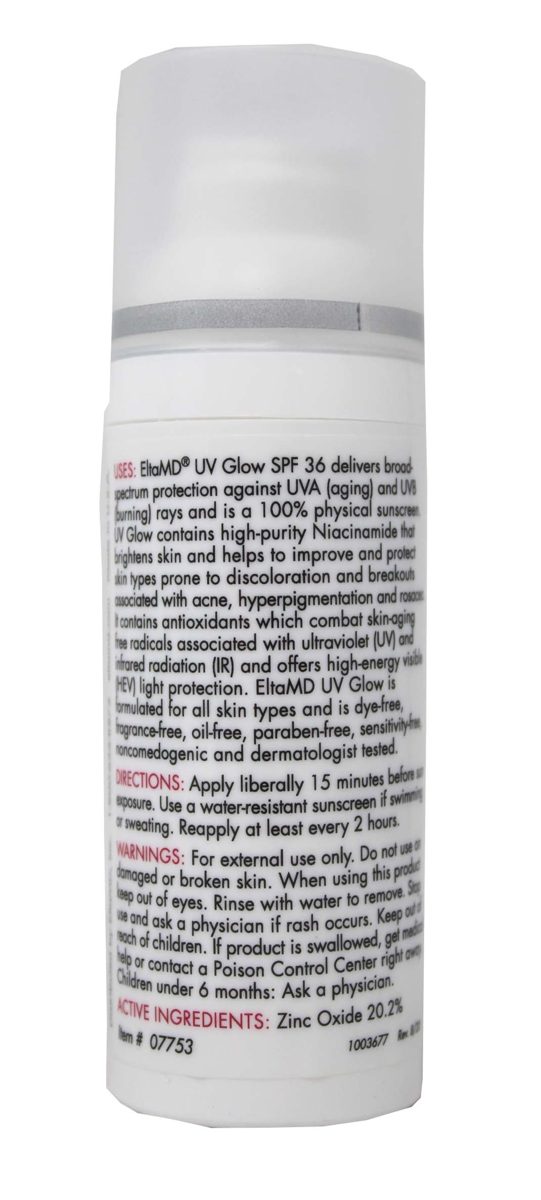 EltaMD UV Glow SPF 36 Facial Sunscreen 1.7 Ounces