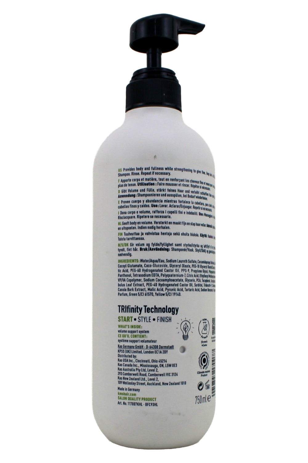 KMS Add Volume Shampoo 25.3 Fl Ounce