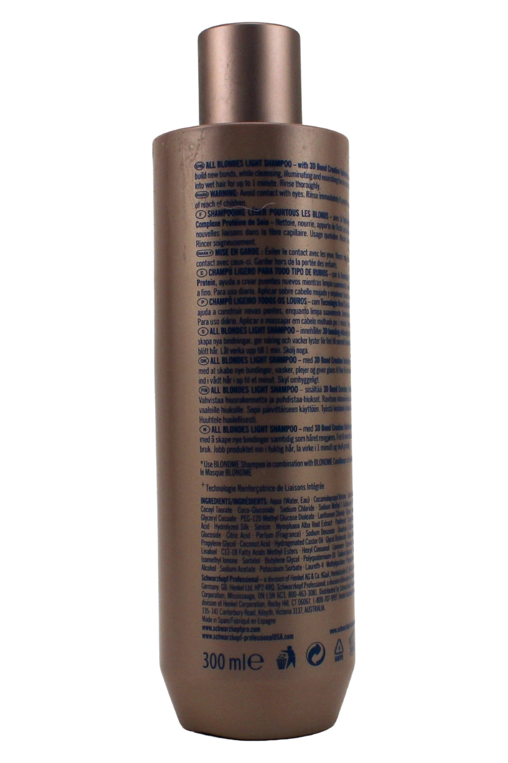 Schwarzkopf Blondme All Blondes Light Shampoo For Fine To Normal Blonde Hair 10 Fl Ounce