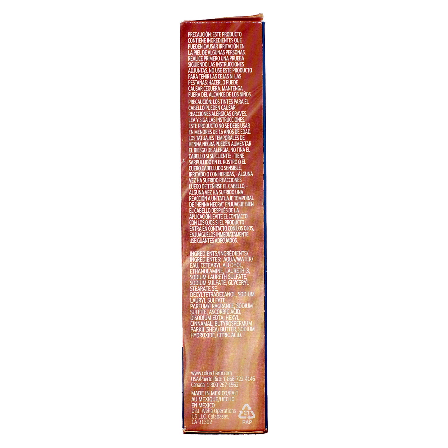 Wella Color Charm Demi-Permanent Hair Color Clear Gloss 2.0 Ounces