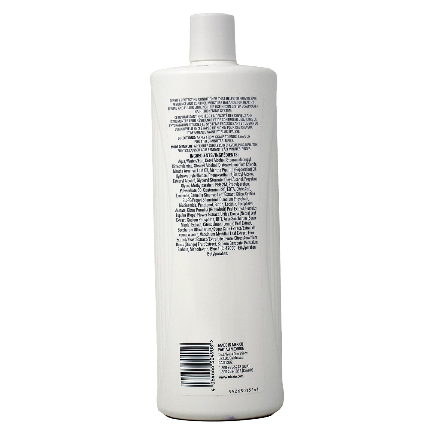 Nioxin System 1 Conditioner for Natural Hair with Light Thinning, 33.8 fl oz