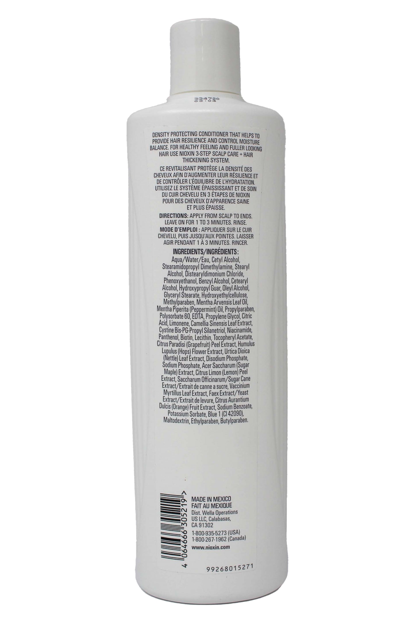 Nioxin System 2 Scalp + Hair Conditioner For Natural/Untreated Hair 16.9 Ounce