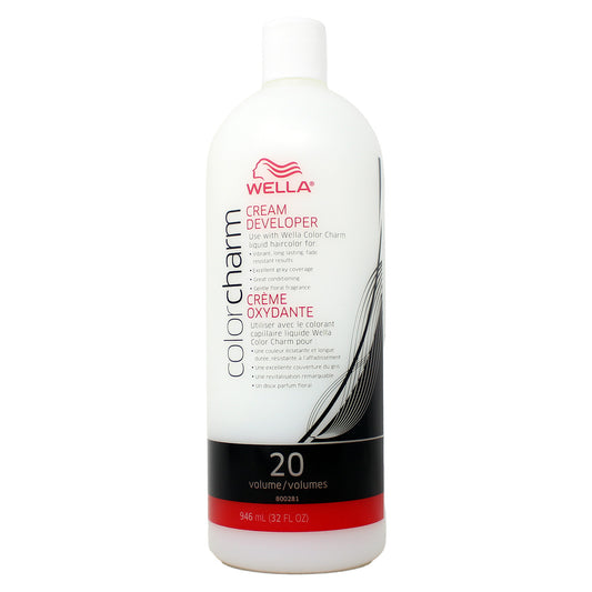 Wella Color Charm Creme Hair Developer 20 Volume, 32 oz