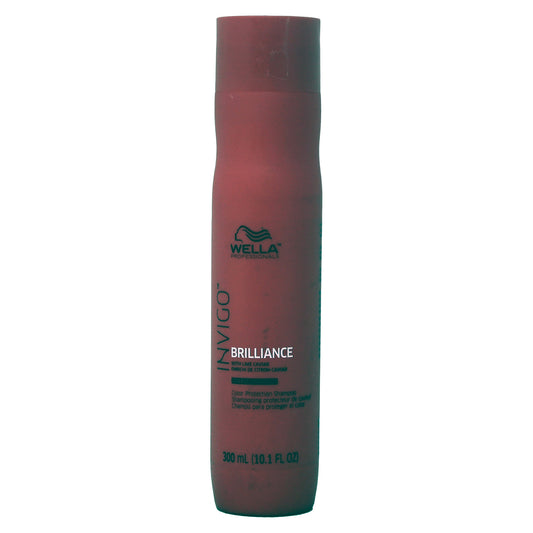 Wella Invigo Brilliance Shampoo for Coarse Colored Hair, 10.1 oz