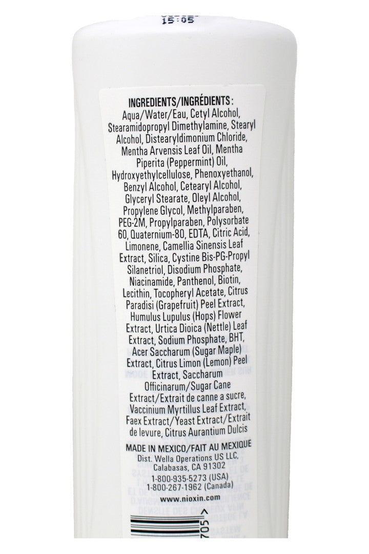 Nioxin System 1 Scalp + Hair Conditioner For Natural/Untreated Hair 10.1 Ounces