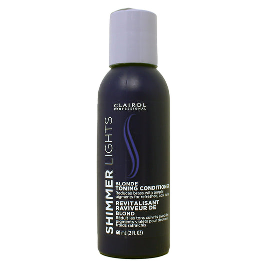 Clairol Professional Shimmer Lights Blonde Toning Conditioner, 2 Ounces