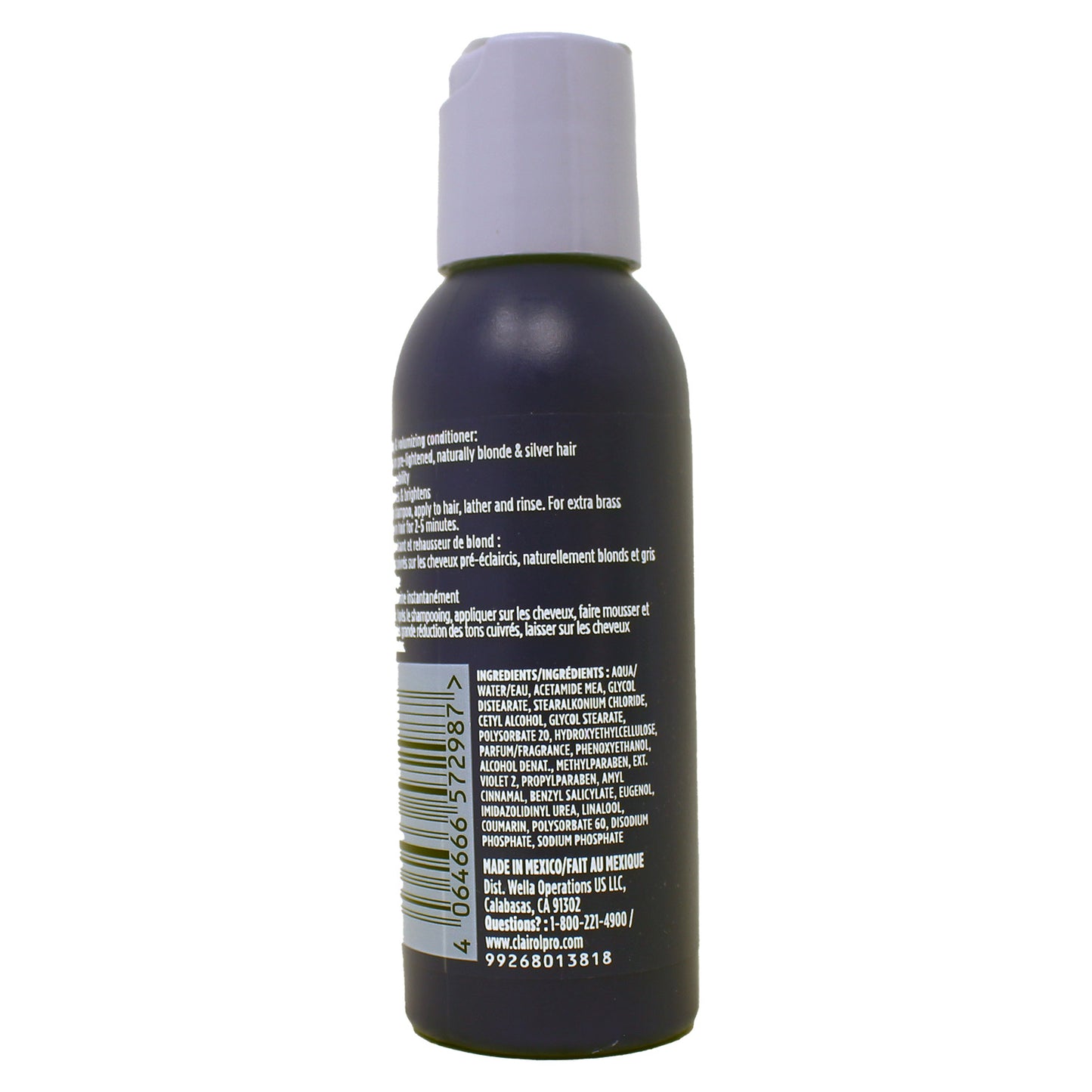 Clairol Professional Shimmer Lights Blonde Toning Conditioner, 2 Ounces