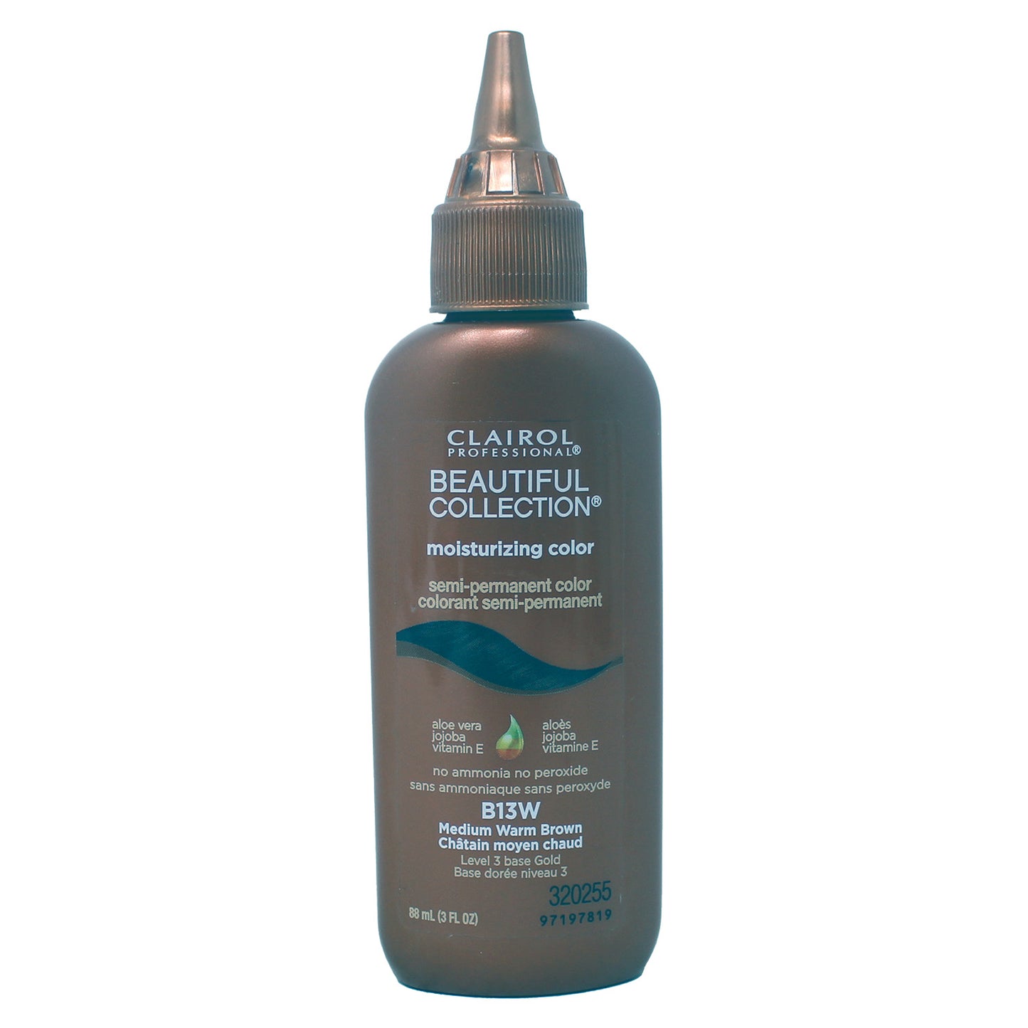Clairol Professional Beautiful Moisturizing Color B13W Medium Warm Brown, 3 oz