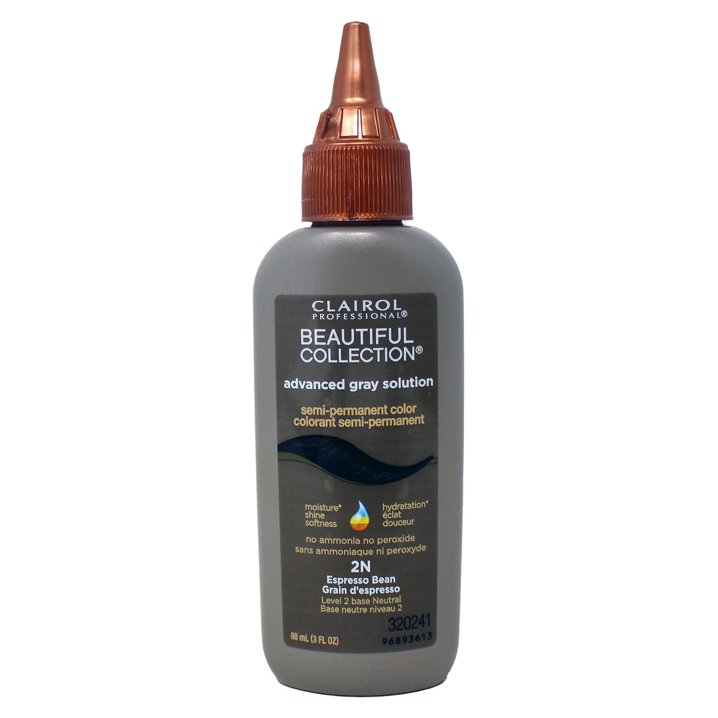 Clairol Professional Advanced Gray Solutions 2N Espresso Bean, 3 oz
