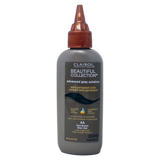 Clairol Professional Advanced Gray Solutions 4A Chai Brown, 3 oz