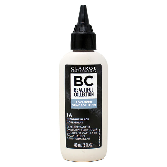 Clairol Beautiful Collection Advanced Gray Solution 1A Midnight Black 3 Ounce