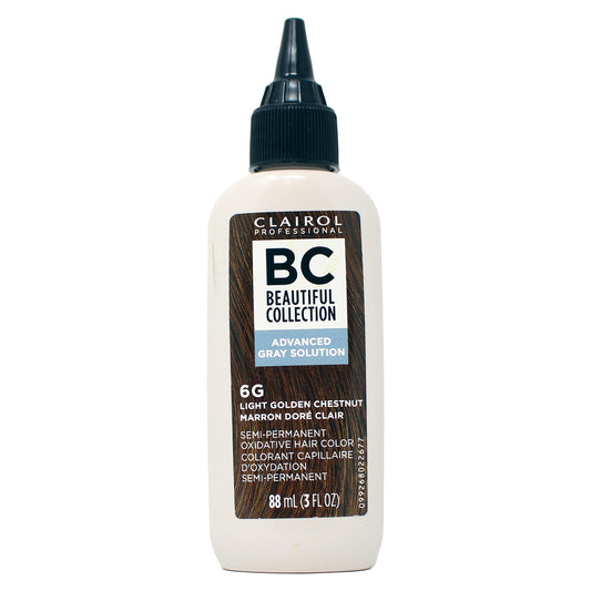 Clairol Professional Beautiful Collection ADvacned Gray Soution 6G Light Golden Chestnut 3 Fl Ounce