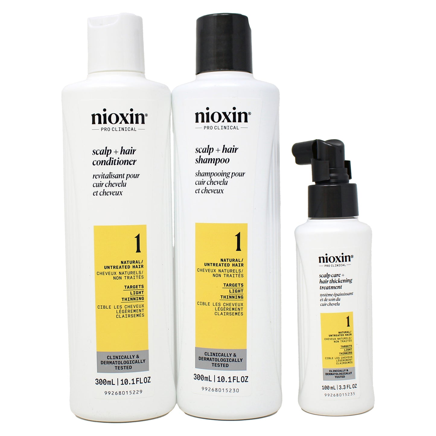 Nioxin Pro Clinical System 1 Haircare Set For Natural/Untreated Hair