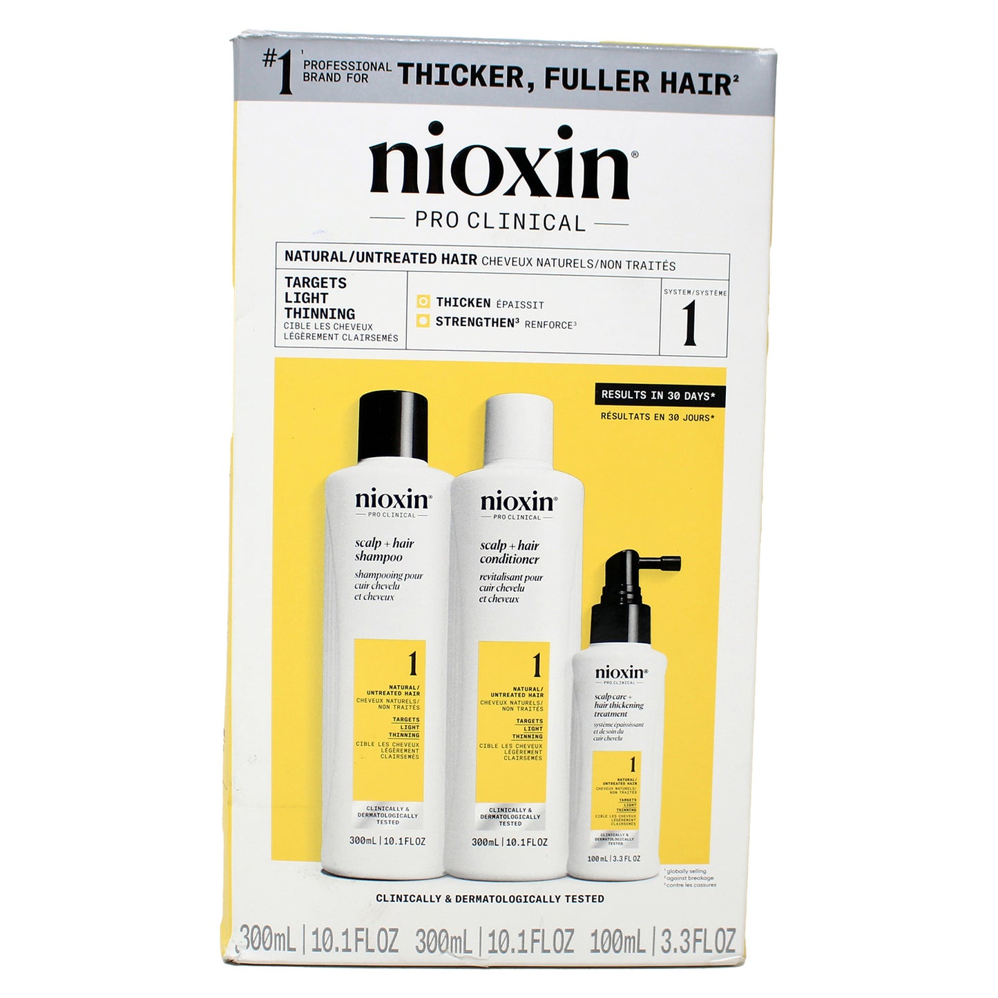 Nioxin Pro Clinical System 1 Haircare Set For Natural/Untreated Hair
