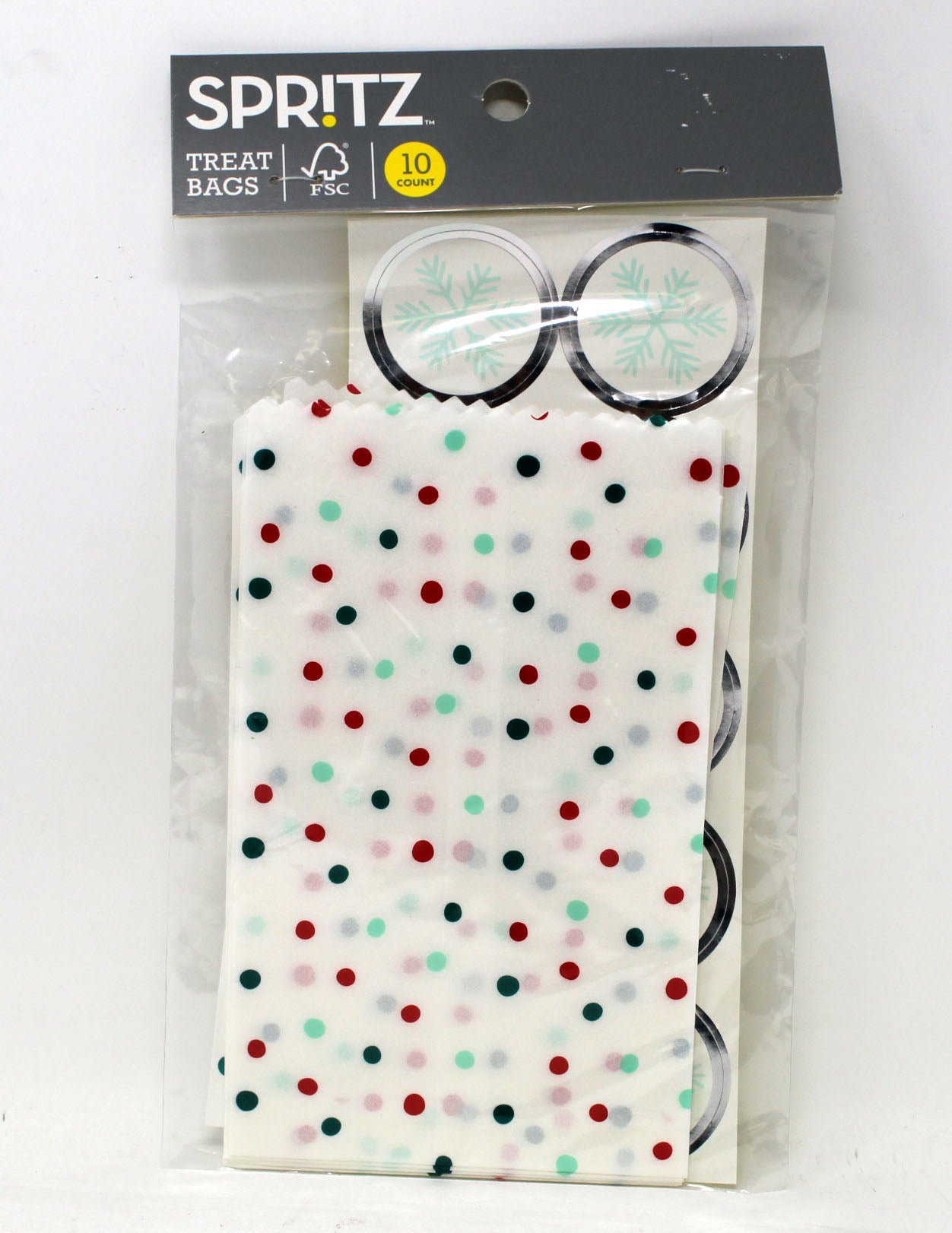 Spritz Polka Dots Treat Bags 10 Count