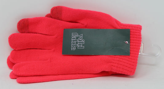 Wild Fable Hybrid Neon Pink One Size Mittens 1 Pair