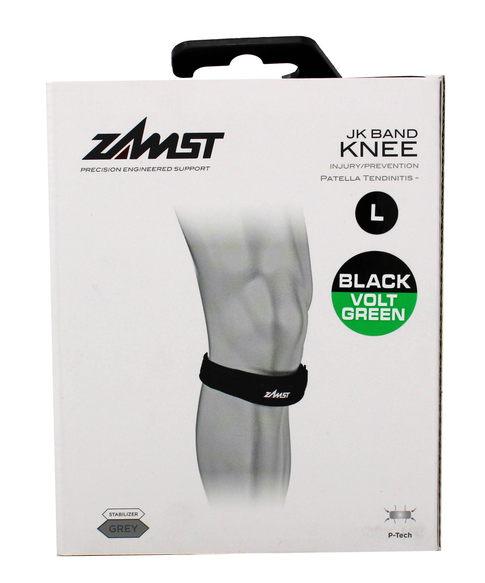 Zamst JK Band Knee Support Brace Large Volt Green