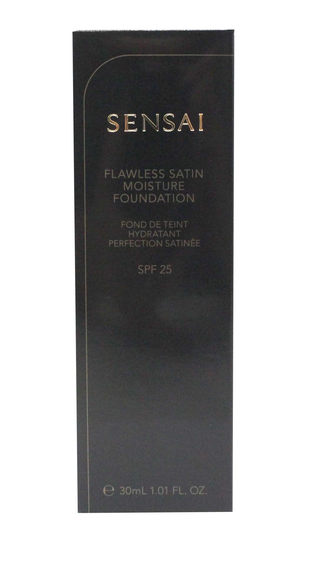 Sensai Flawless Satin Moisture Foundation SPF 25, 203 Neutral Beige 1.01 Ounces
