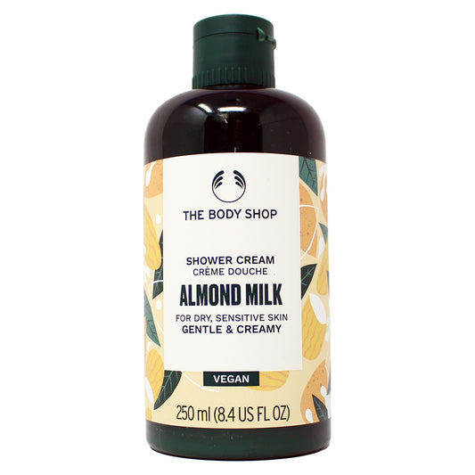 The Body Shop Almond Milk Shower Cream For Dry, Sensitive Skin 8.4 Ounces