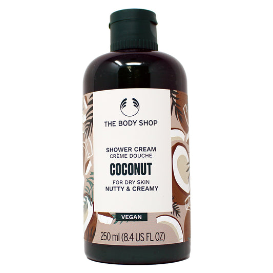 The Body Shop Coconut Shower Cream For Dry Skin 8.4 Ounces