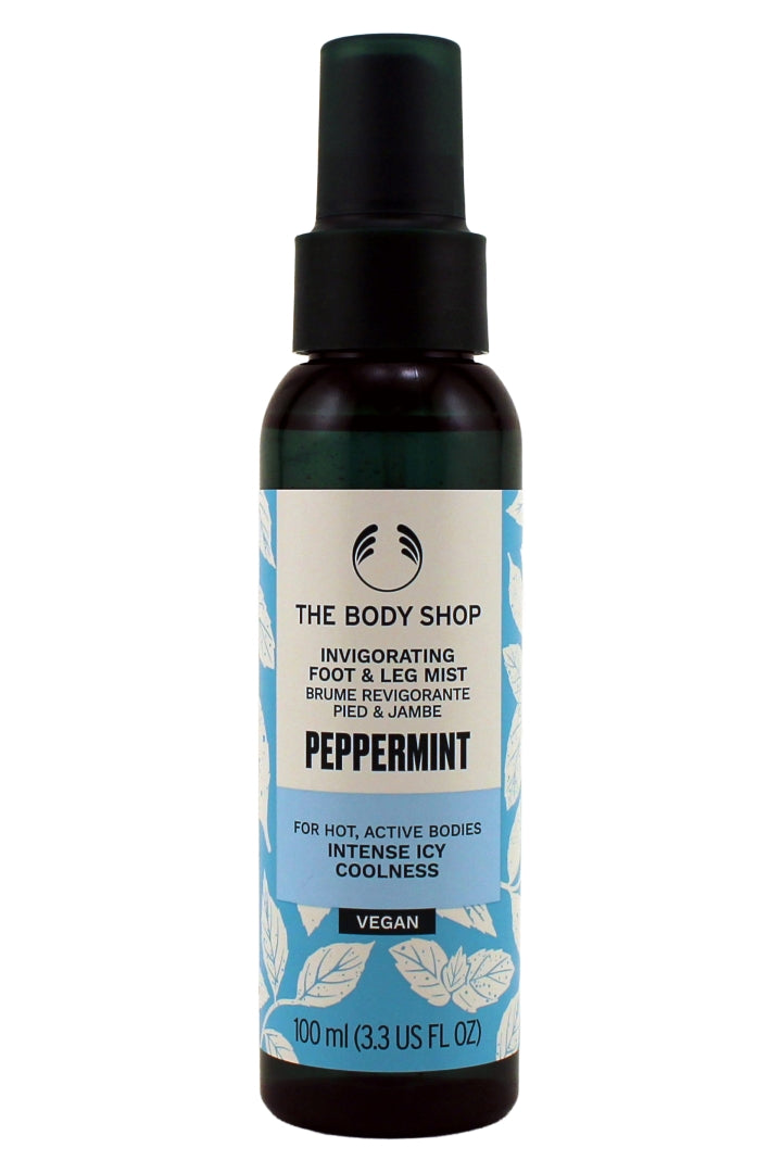 The Body Shop Peppermint Invigorating Foot and Leg Mist 3.3 Fl Ounce