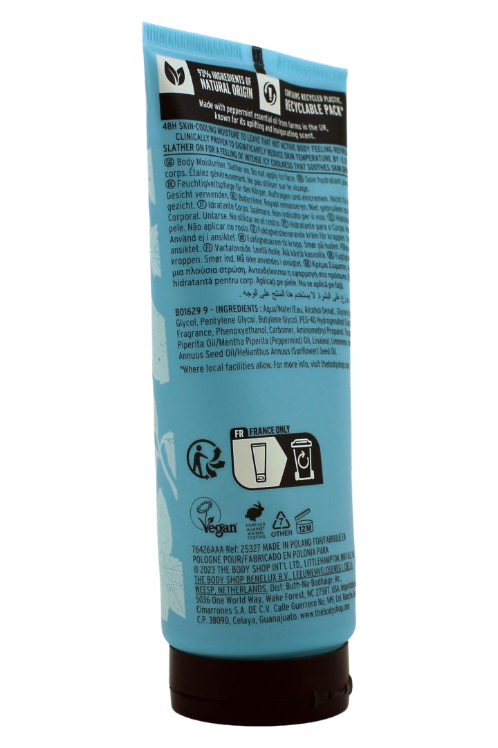 The Body Shop Peppermint Invigorating Body Gel 6.7 Fl Ounce