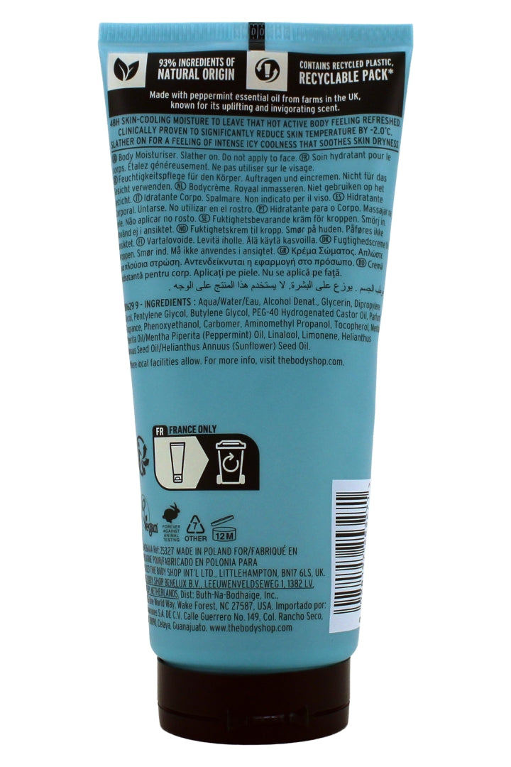 The Body Shop Peppermint Invigorating Body Gel 6.7 Fl Ounce
