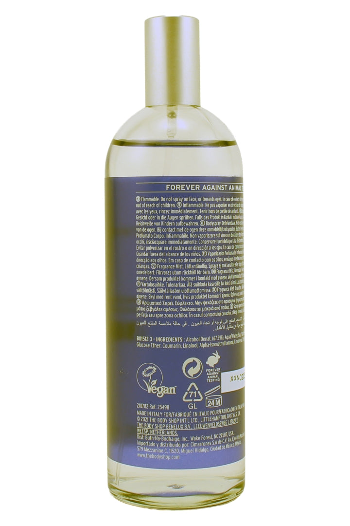 The Body Shop Blue Musk Frangrance Mist 3.3 Fl Ounce
