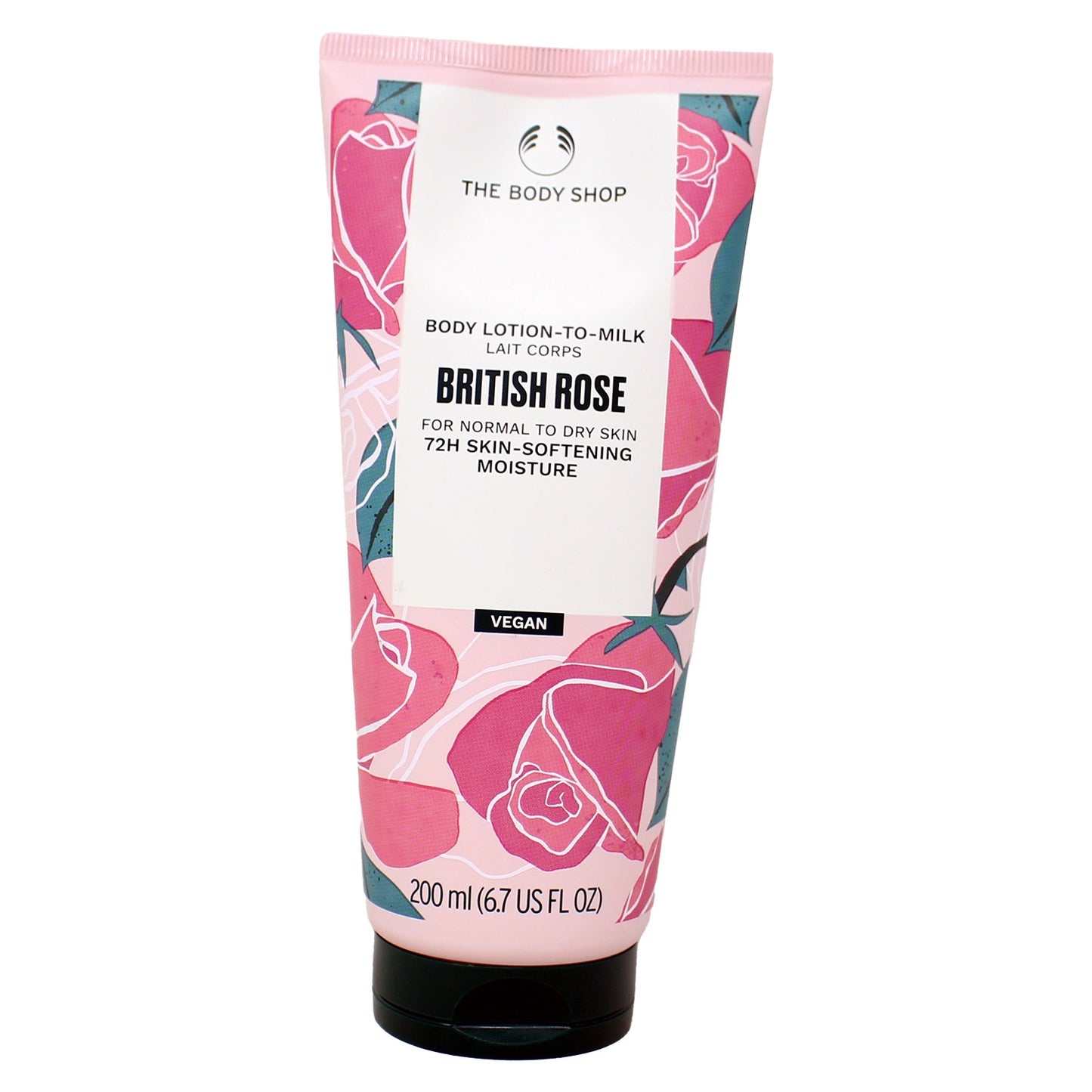 The Body Shop British Rose Body Lotion 6.7 Ounces