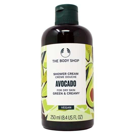 The Body Shop Avocado Shower Cream For Dry Skin 8.4 Ounces