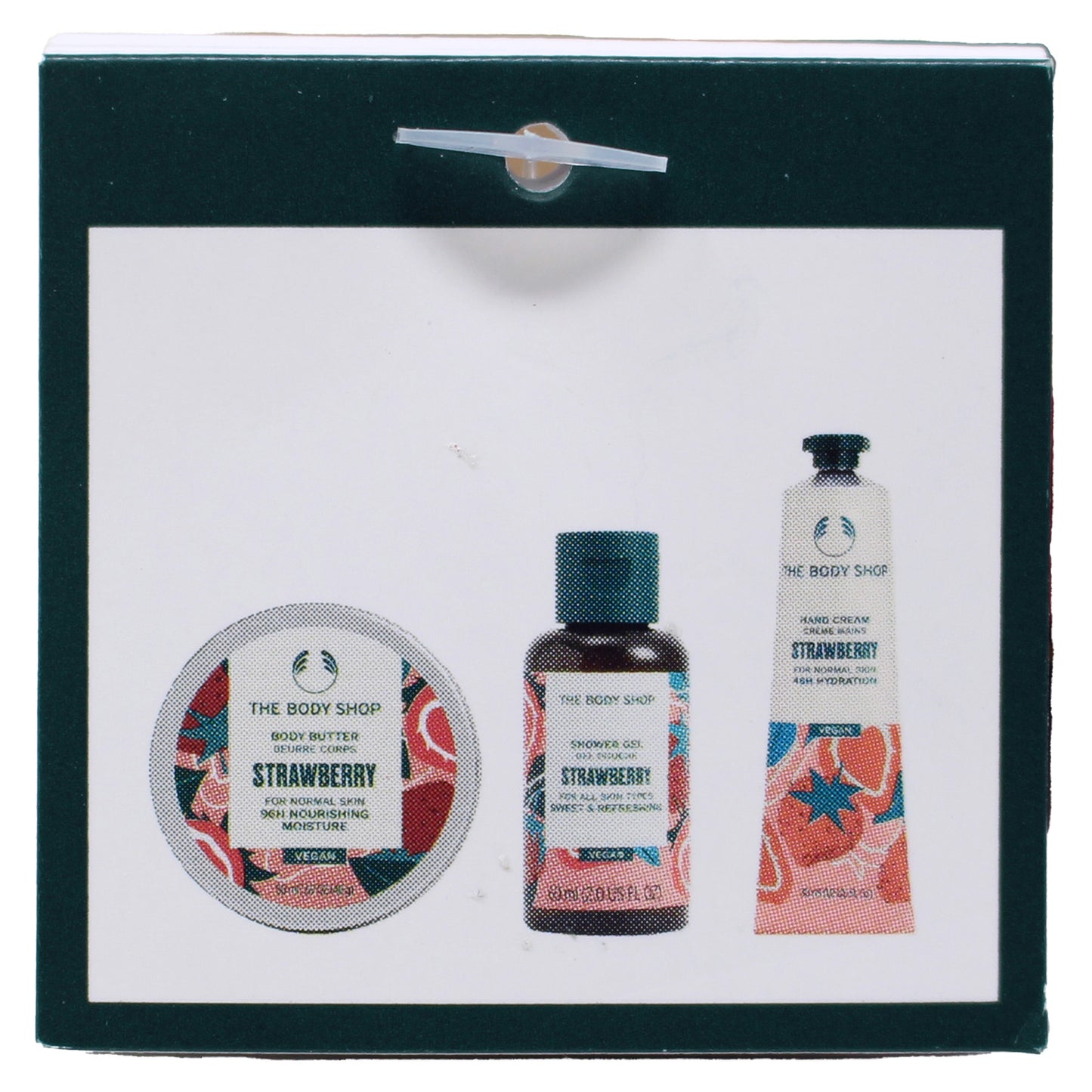 The Body Shop Nourish & Flourish Strawberry Trio Gift Bag