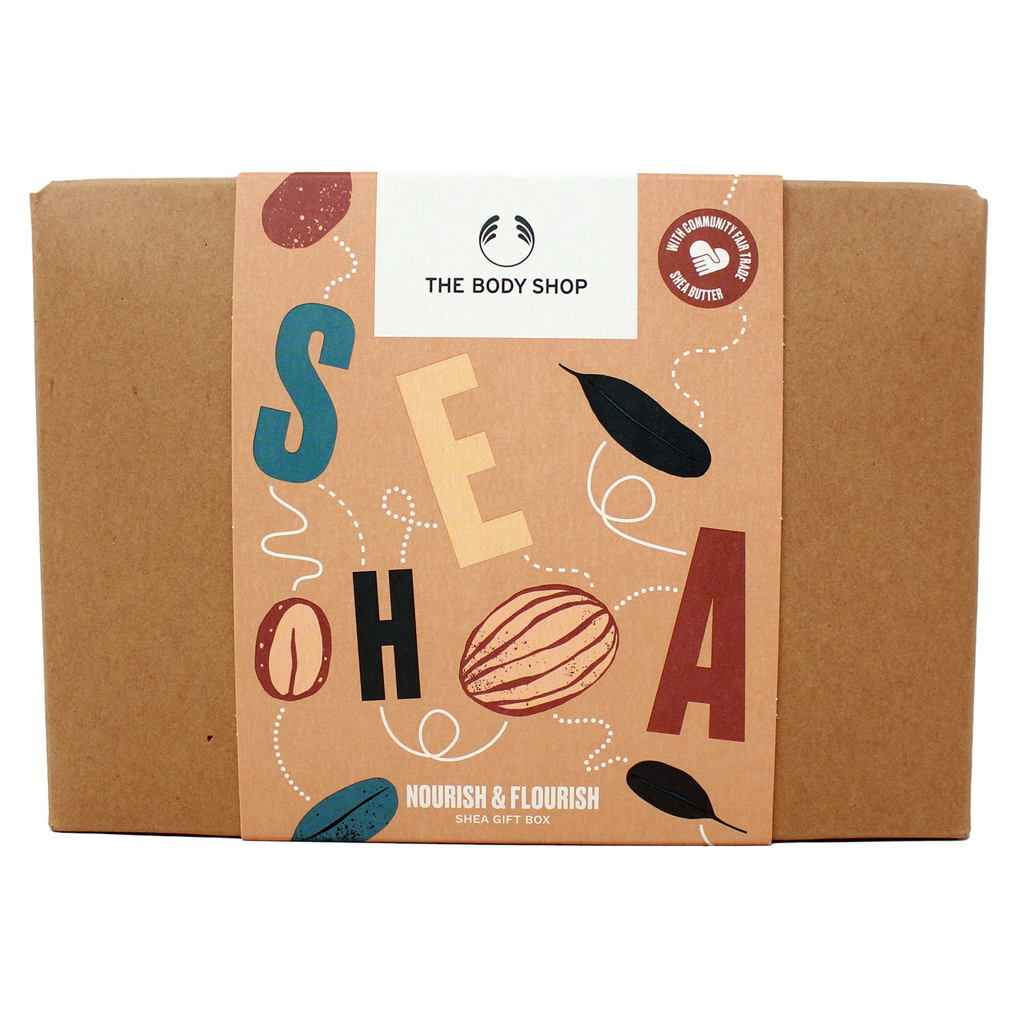 The Body Shop Nourish & Flourish Shea Gift Set Box 5 Pieces