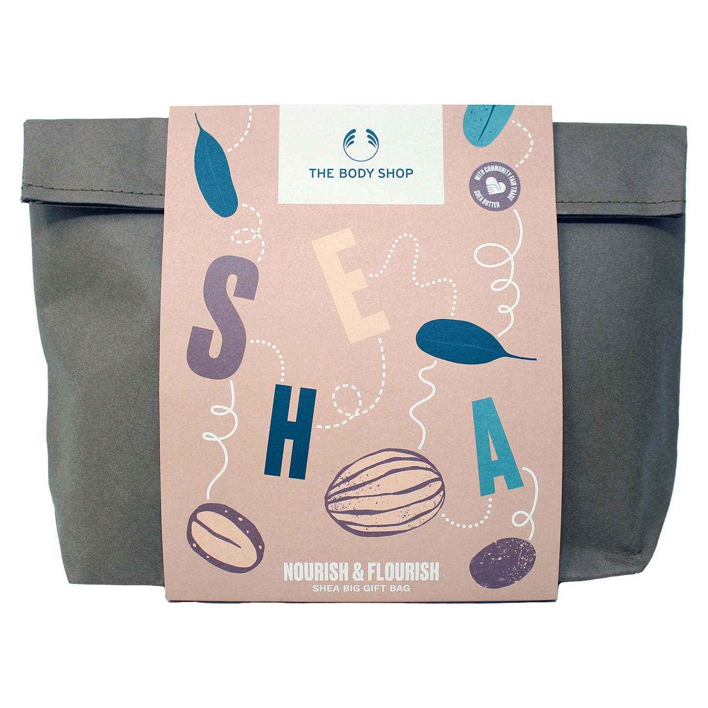 The Body Shop Nourish & Flourish Shea Big Gift Set Bag 5 Pieces