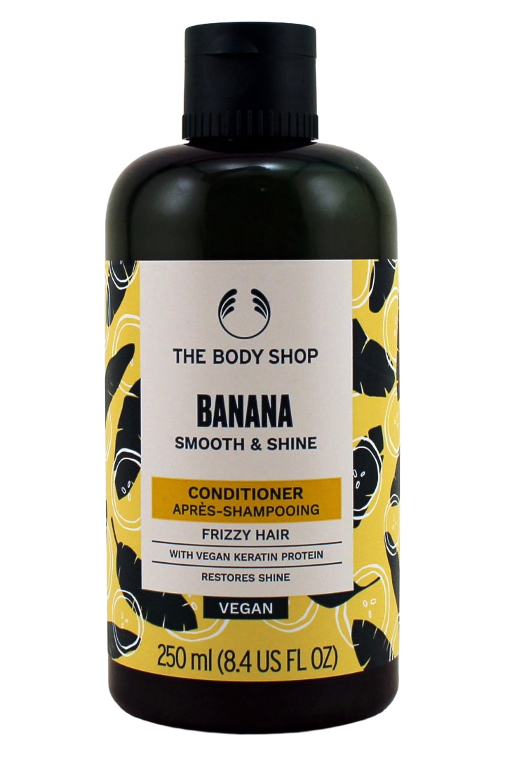 The Body Shop Banana Smooth And Shine Conditioner for Frizzy Hair 8.4 Fl Ounce