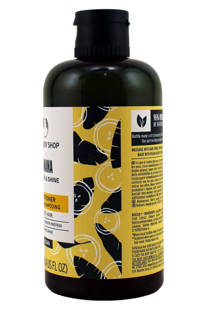 The Body Shop Banana Smooth And Shine Conditioner for Frizzy Hair 8.4 Fl Ounce