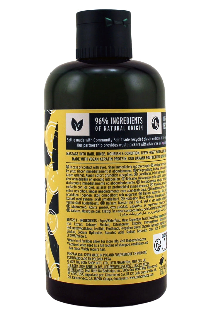 The Body Shop Banana Smooth And Shine Conditioner for Frizzy Hair 8.4 Fl Ounce