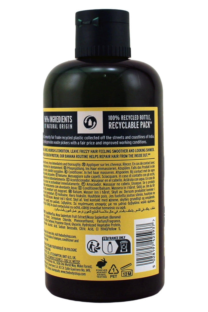 The Body Shop Banana Smooth And Shine Conditioner for Frizzy Hair 8.4 Fl Ounce