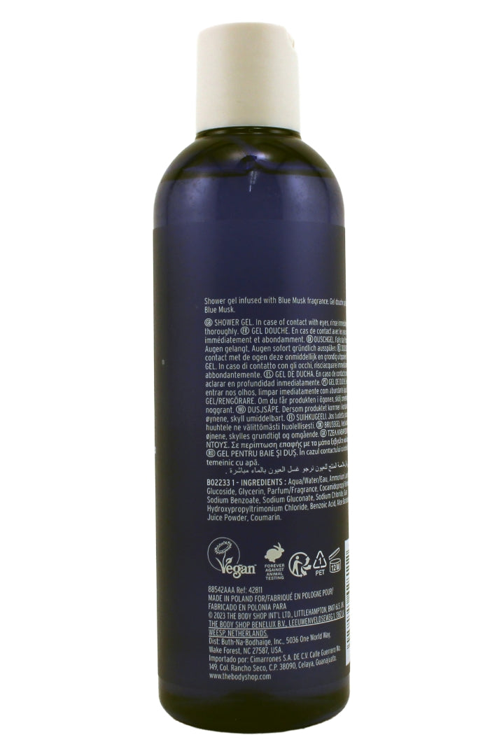 The Body Shop Blue Musk Hair and Body Wash 8.4 Fl Ounce