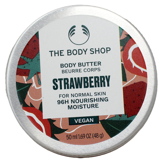 The Body Shop Body Butter Strawberry For Normal Skin 1.69 Ounce