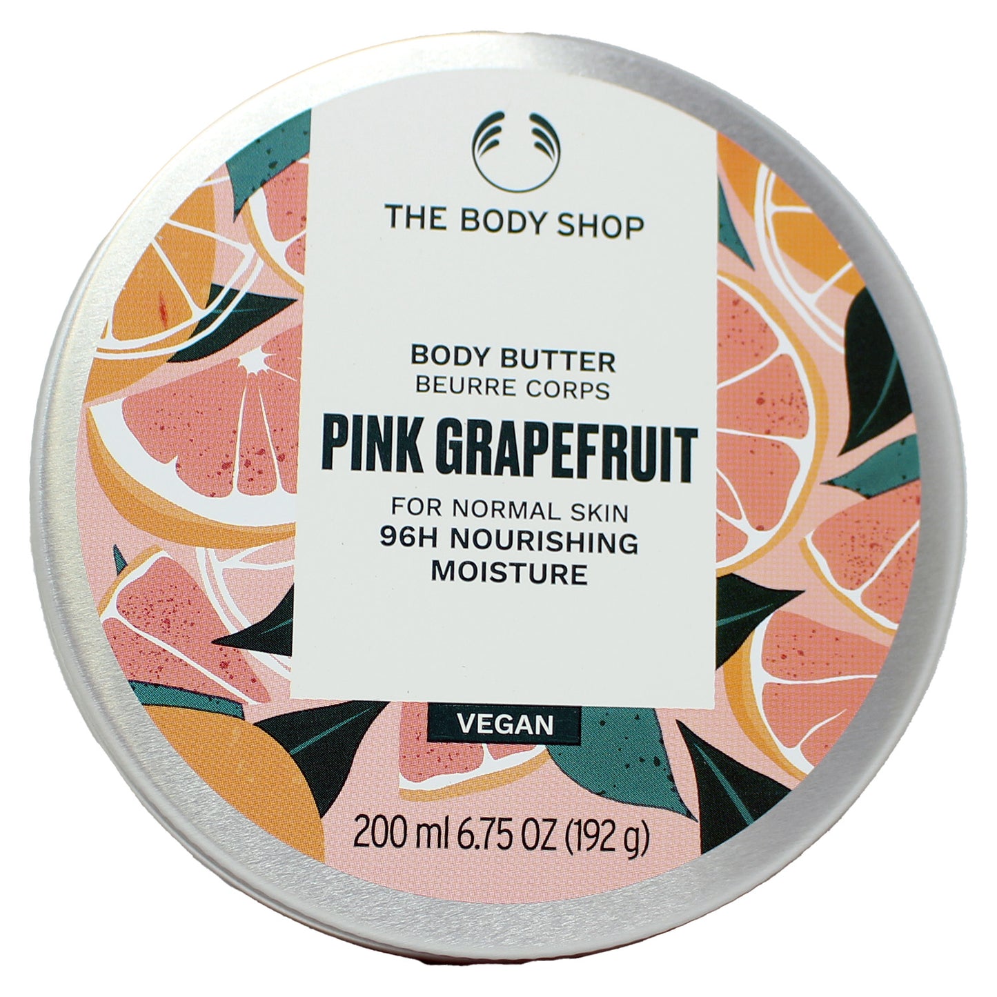 The Body Shop Pink Grapefruit Body Butter For Normal Skin 6.75 Ounces