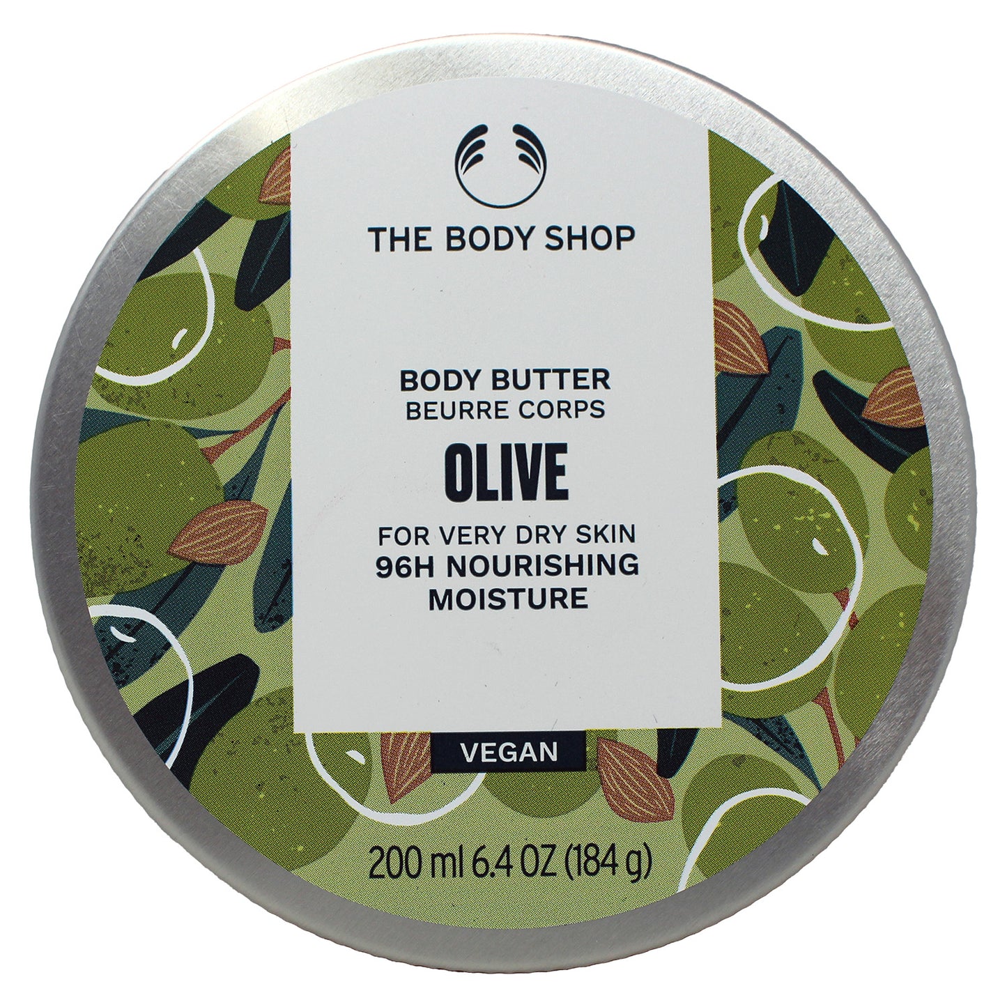 The Body Shop Olive Body Butter For Very Dry Skin 6.4 Ounces