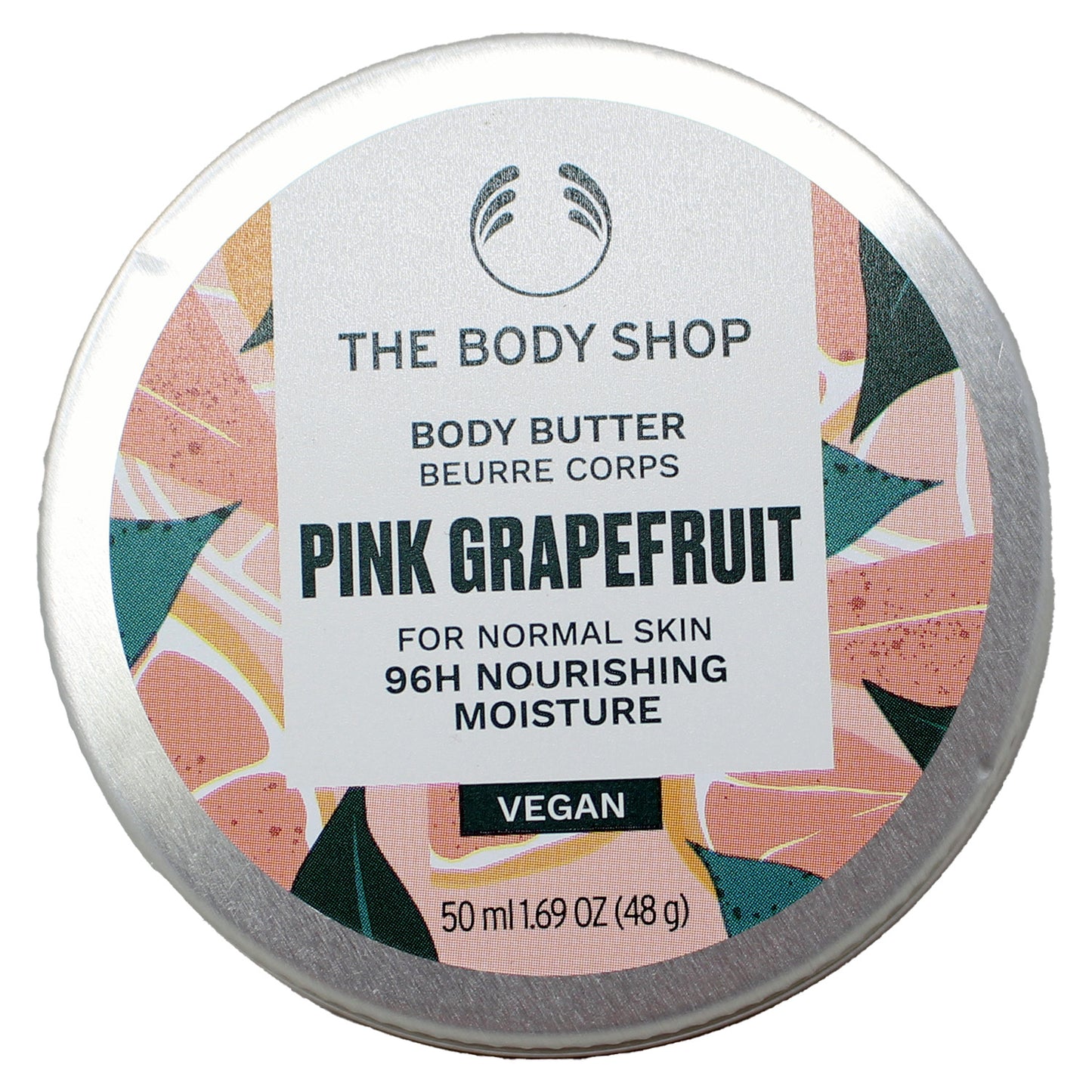 The Body Shop Body Butter Pink Grapefruit For Normal Skin 1.69 Ounce